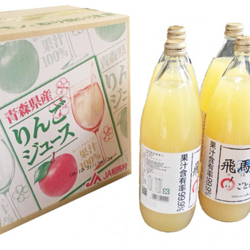 日本青森100%蘋果汁	1000cc×6瓶/箱